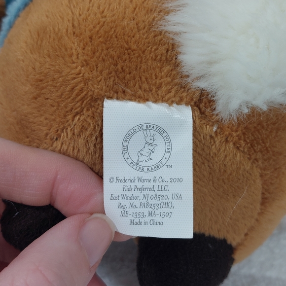Peter Rabbit Beatrix Potter Frederick Warne Plush Stuffed Animal Easter 2010 - Picture 4 of 6